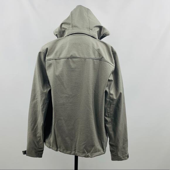 Gerry Weber Light Gray Jacket with Removable Hood - Picture 5 of 8